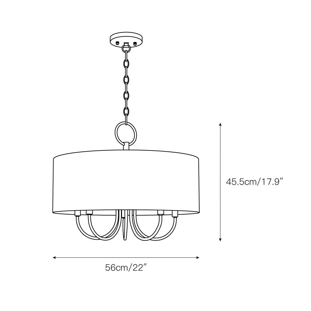 Raymond Drum Chandelier