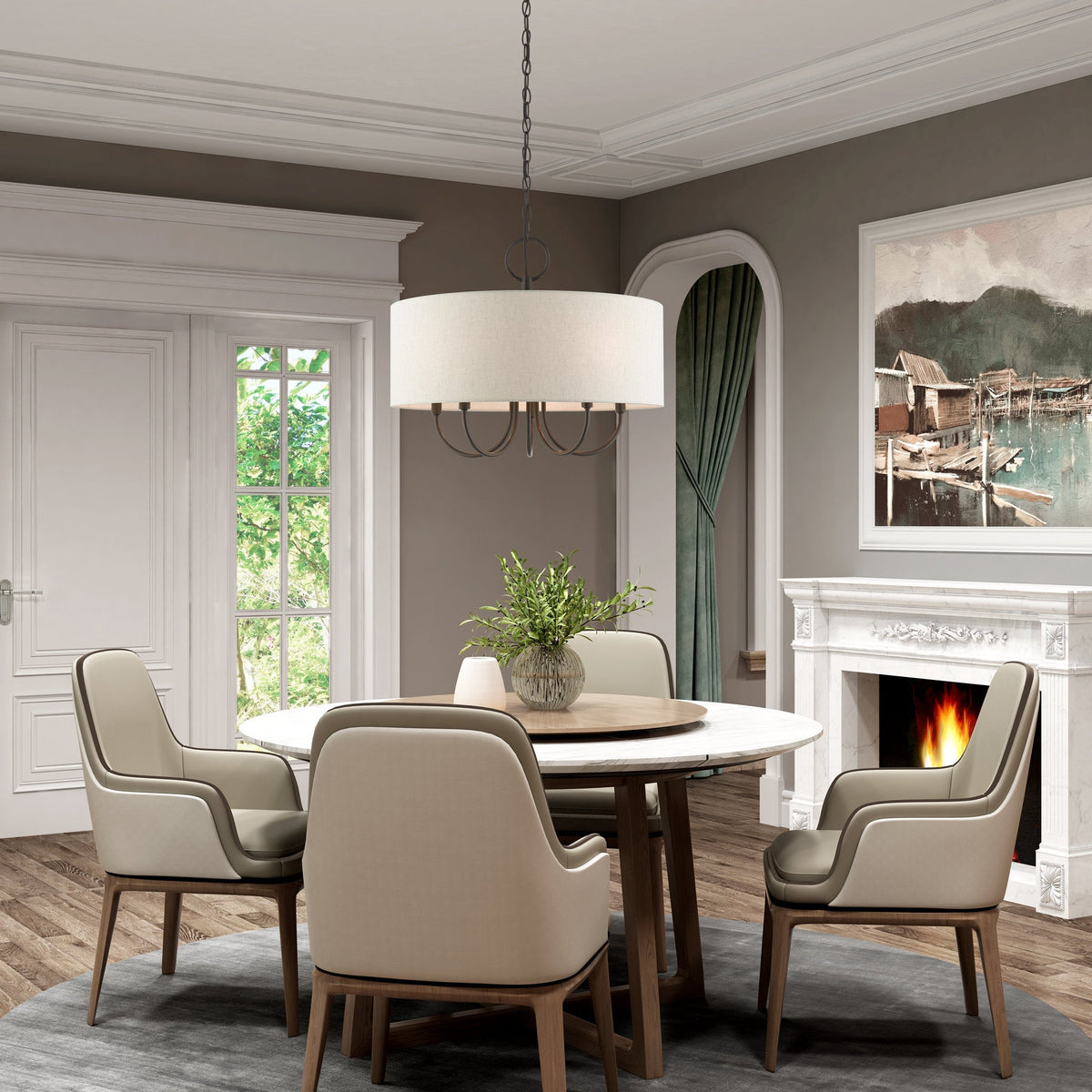 Raymond Drum Chandelier