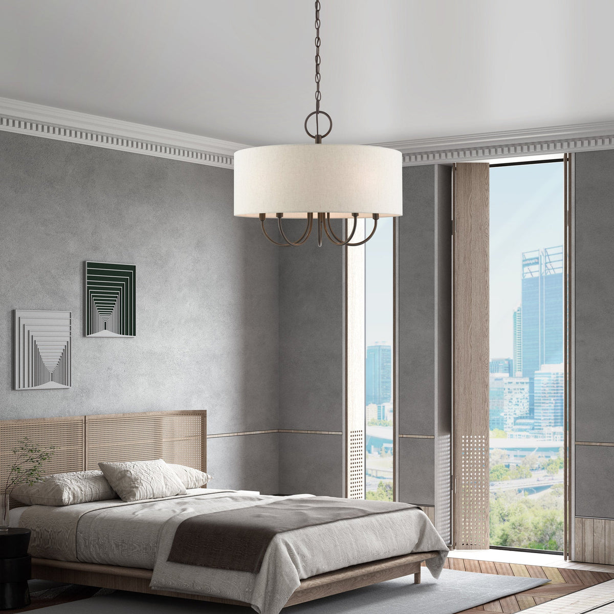 Raymond Drum Chandelier