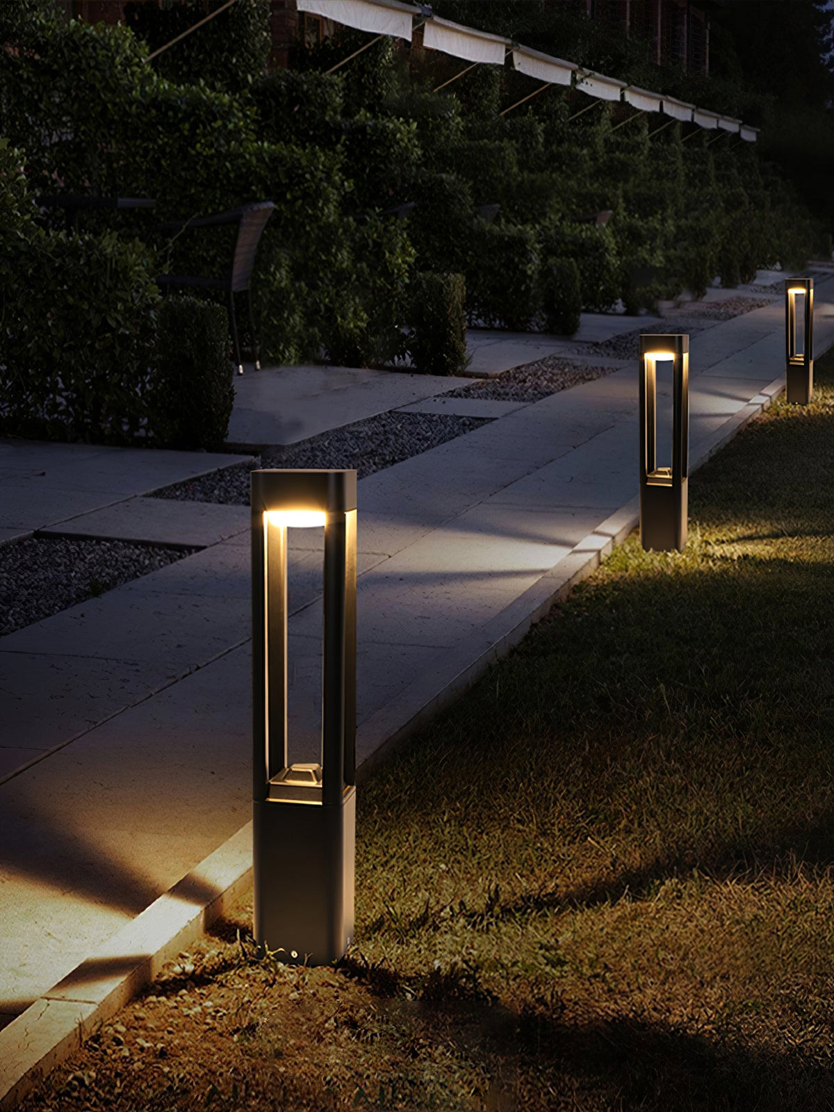 Rectangular Column Garden Outdoor Light - view 17