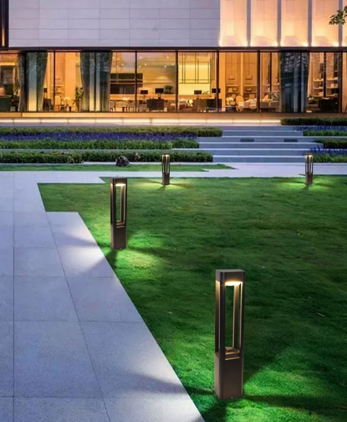 Rectangular Column Garden Outdoor Light - view 19