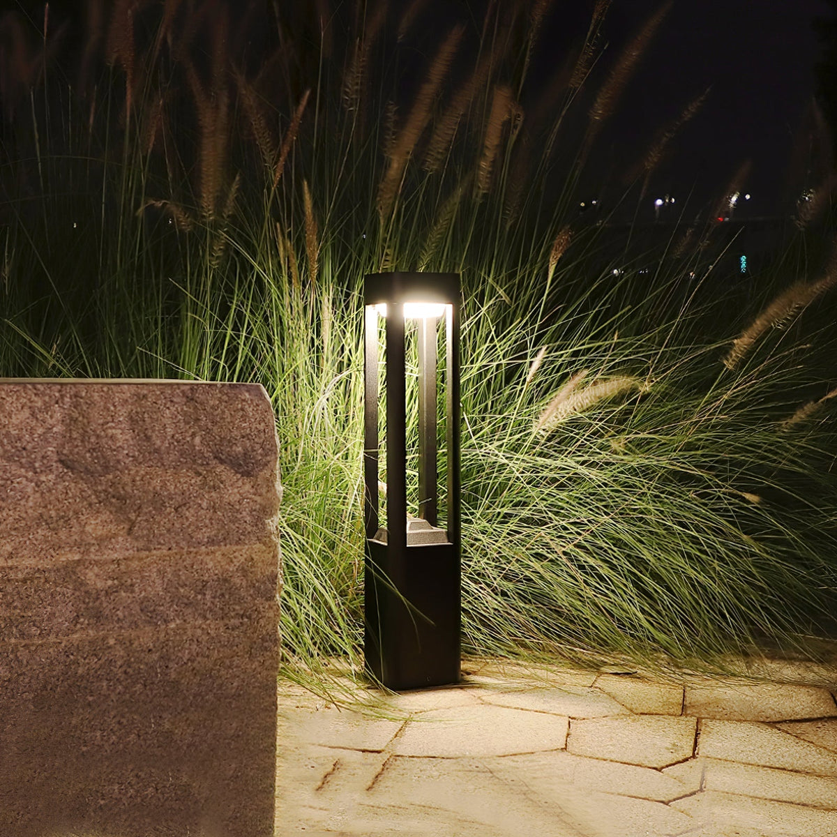 Rectangular Column Garden Outdoor Light - view 3