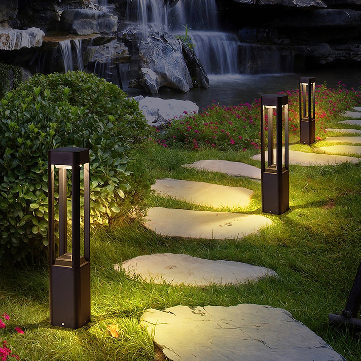 Rectangular Column Garden Outdoor Light - view 5