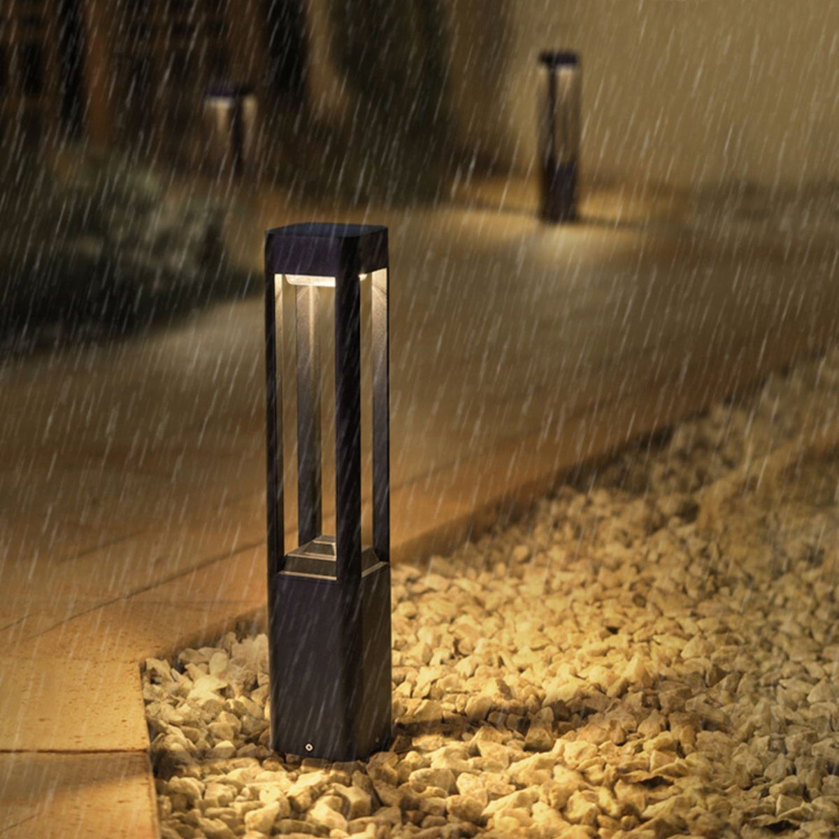 Rectangular Column Garden Outdoor Light - view 6