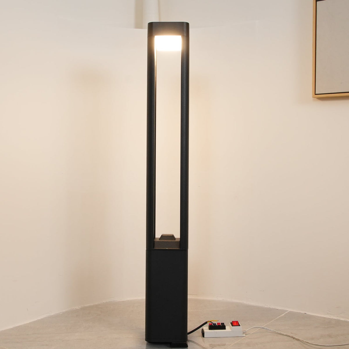 Rectangular Column Garden Outdoor Light - view 4