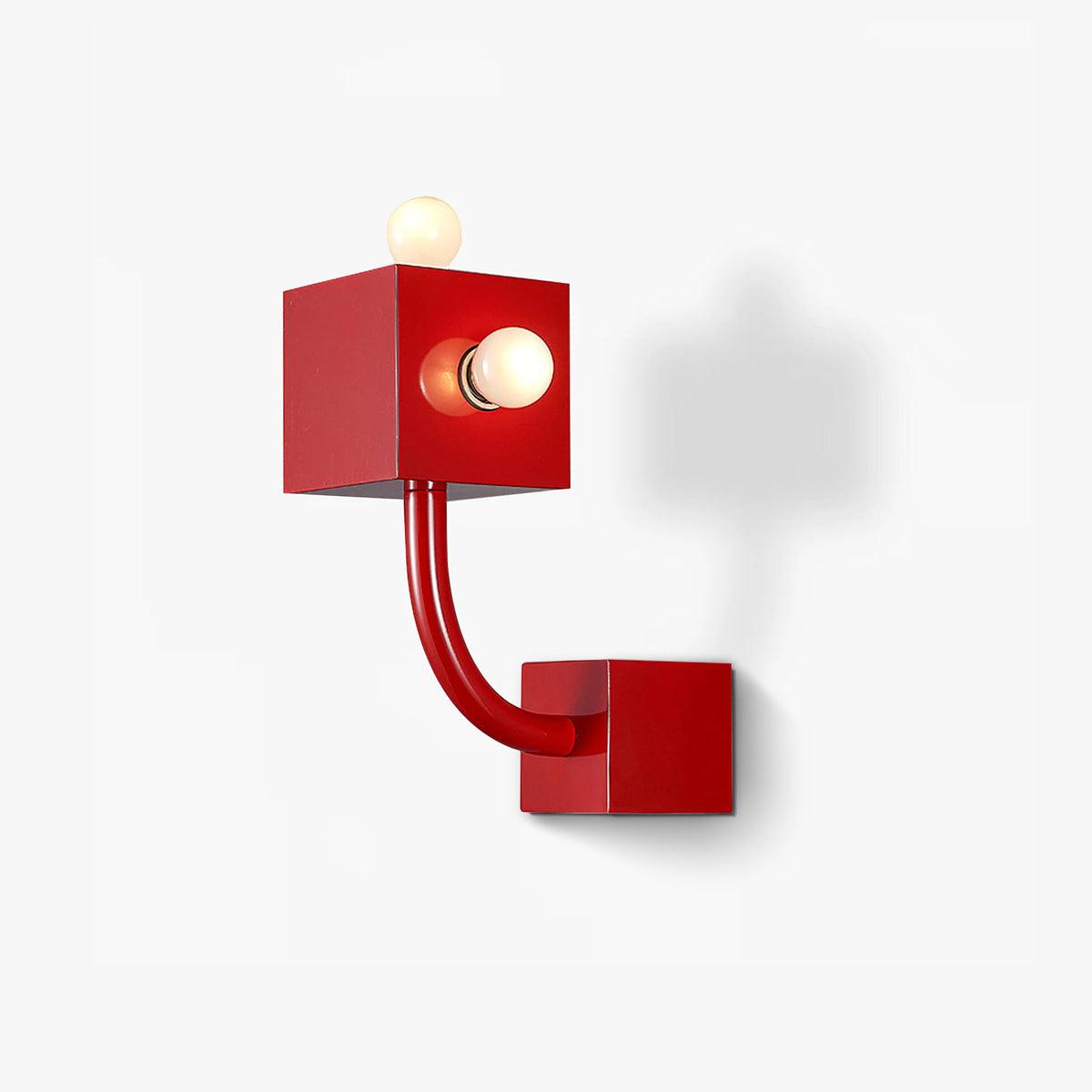 Red Cube Wall Lamp - view 12