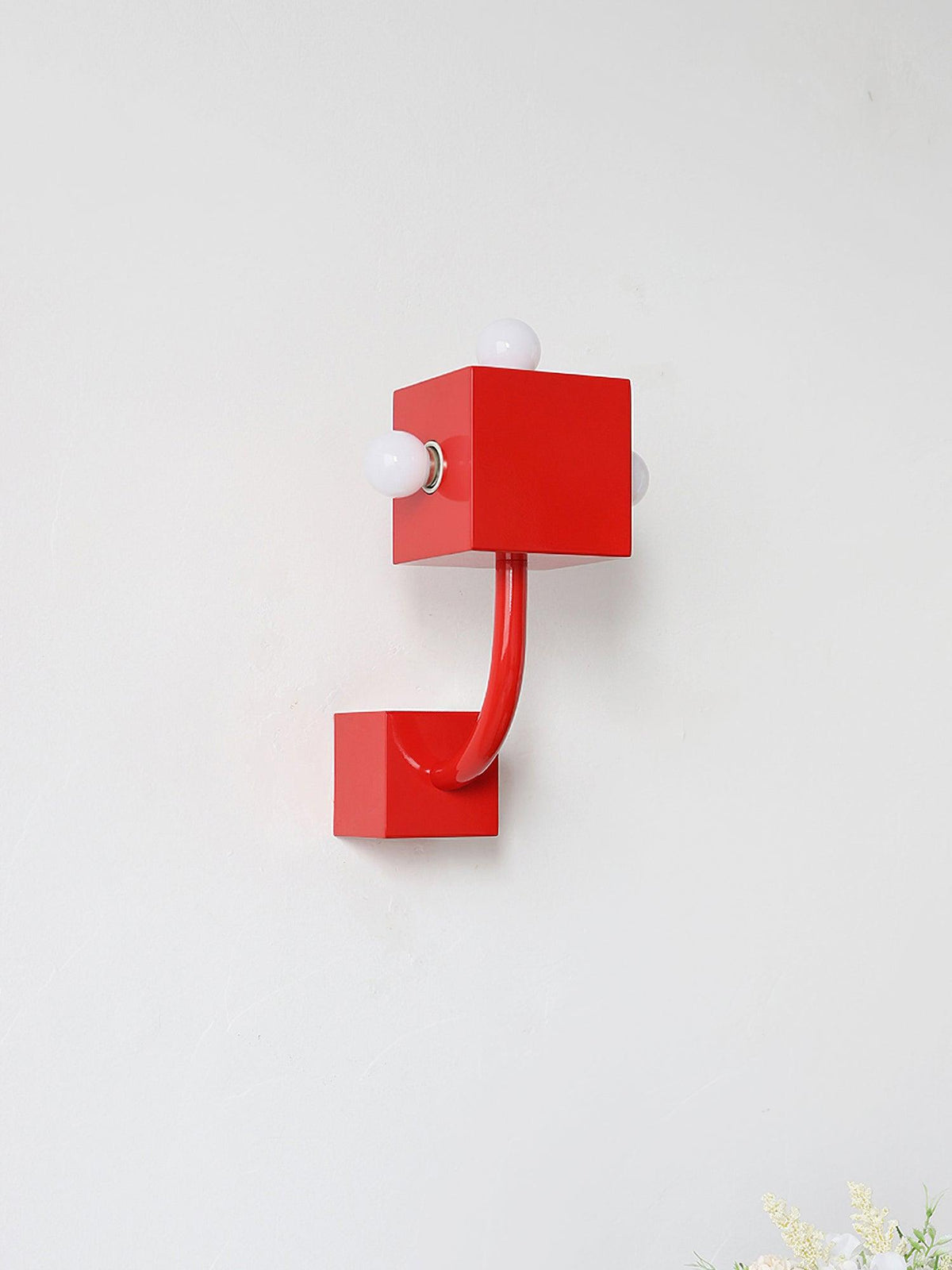 Red Cube Wall Lamp - view 9