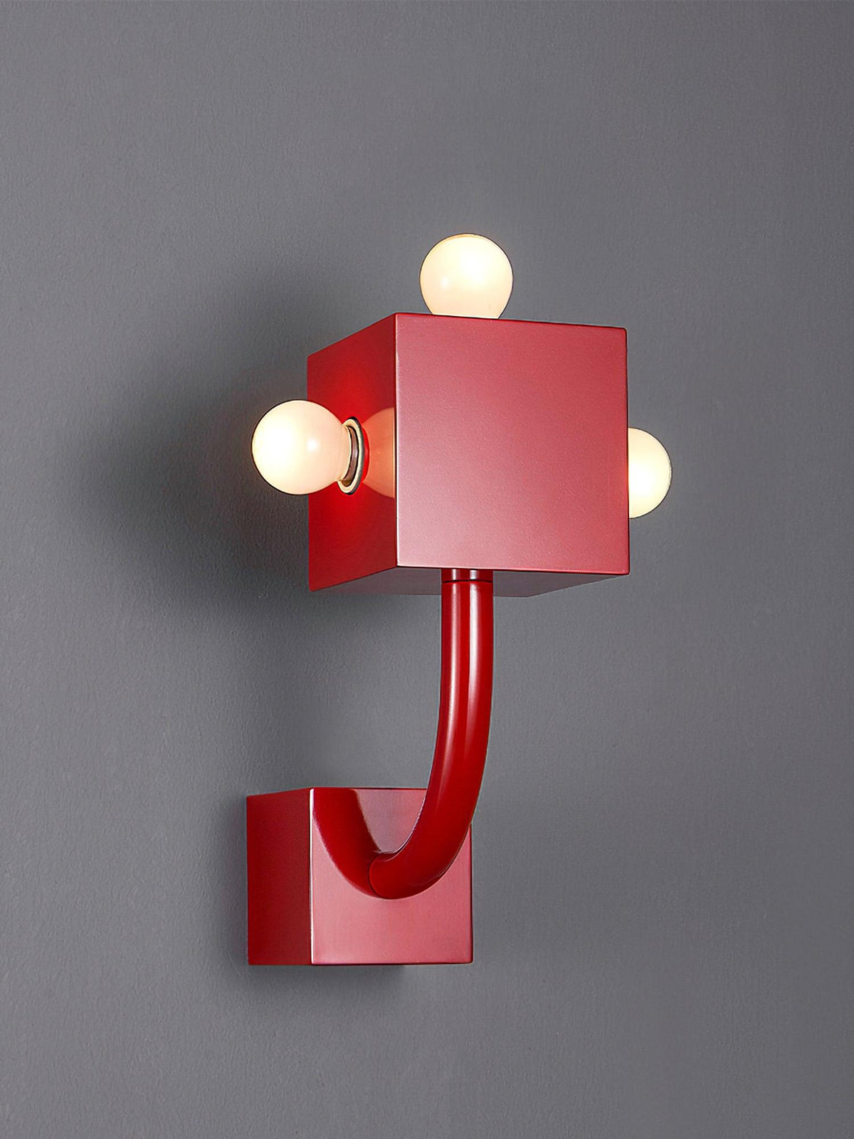 Red Cube Wall Lamp - view 13