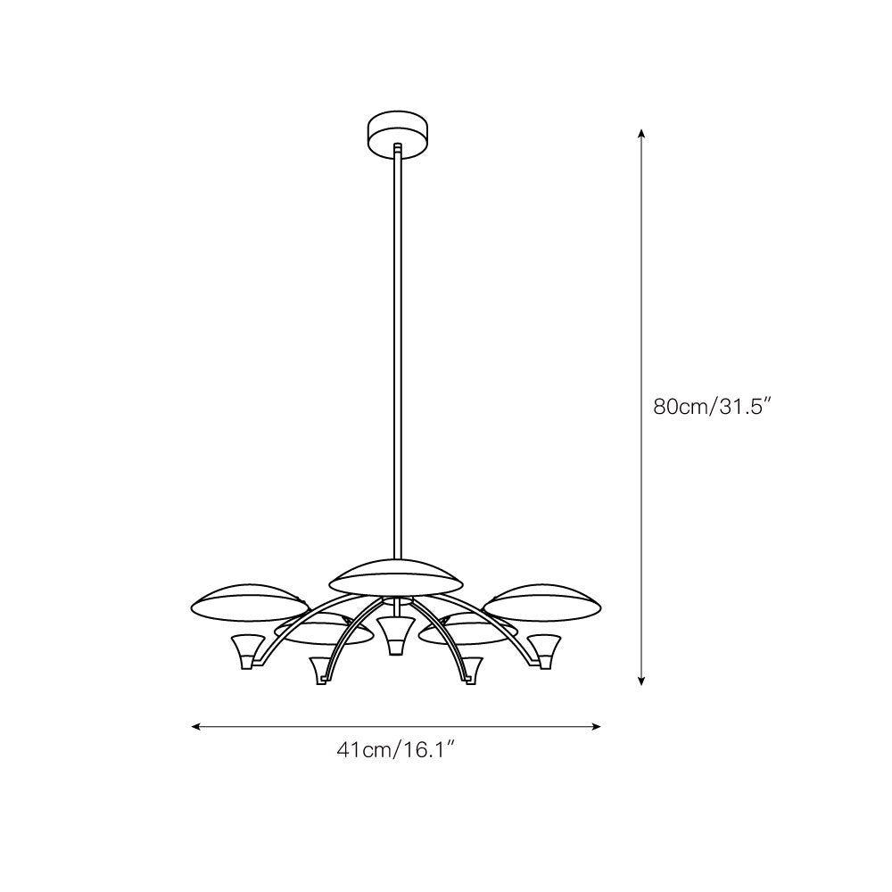 Redding Chandelier - view 5