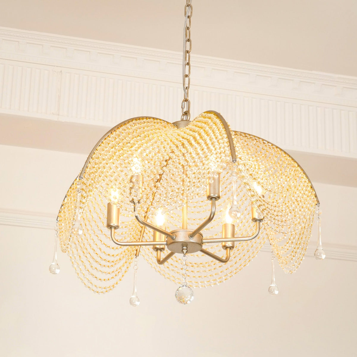 Regency Style Beads Chandelier - view 17