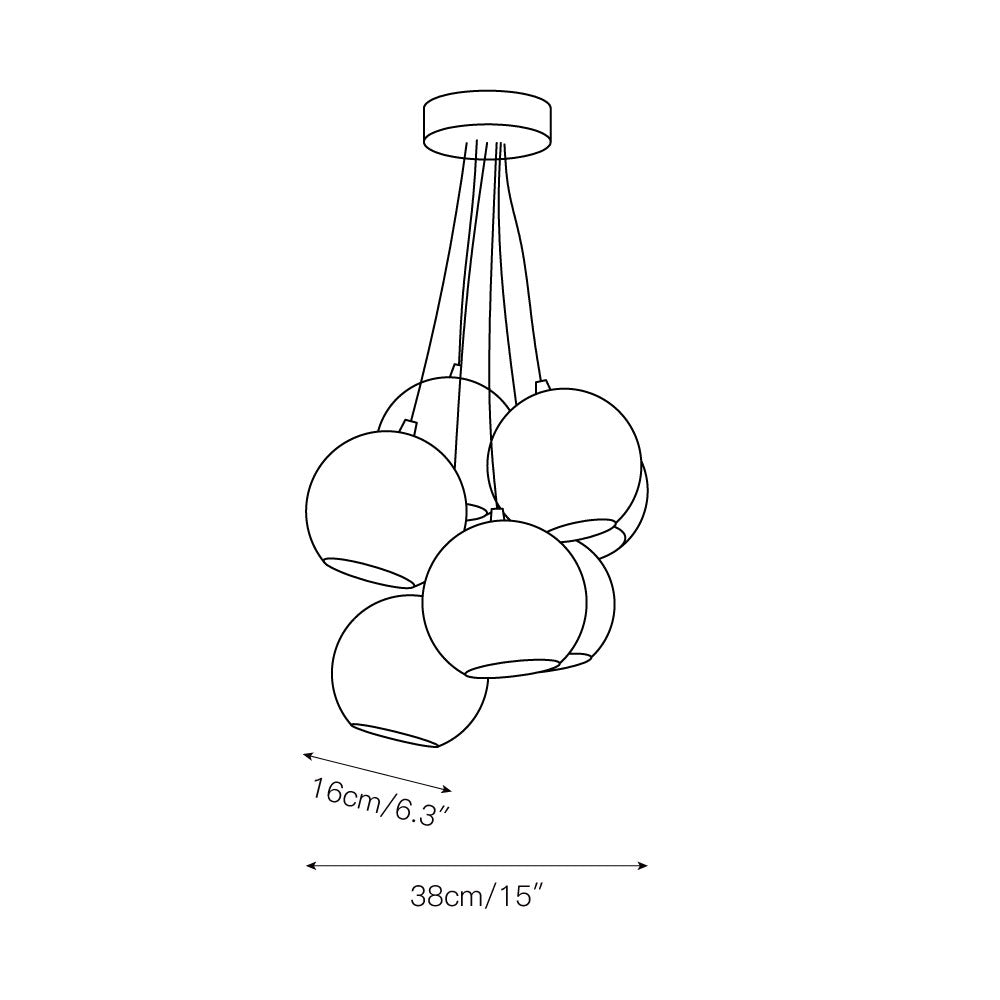 Reina Glass Pendant Lamp