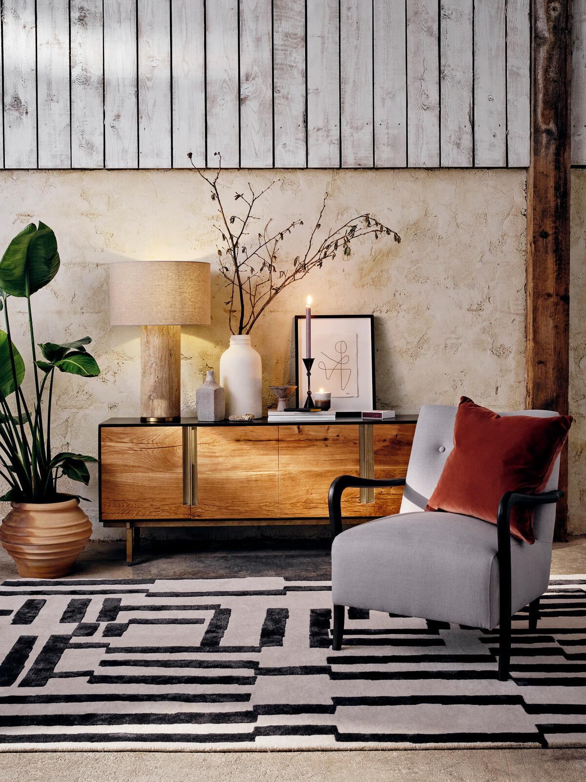 Remi Stone Table Lamp - view 6