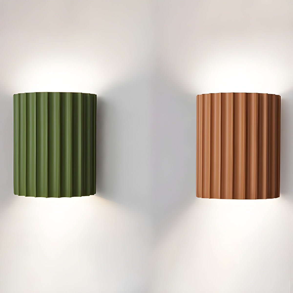 Resin Ribbed Wall Lamp - view 7