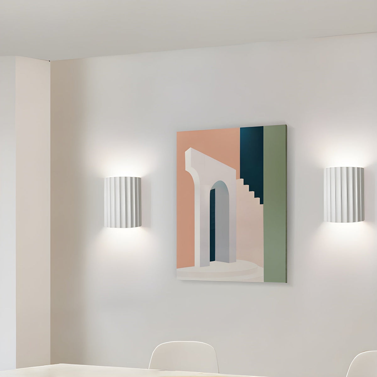 Resin Ribbed Wall Lamp - view 16