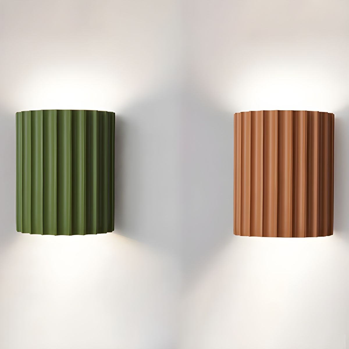 Resin Ribbed Wall Lamp - view 12