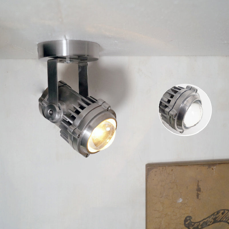 Retro Industrial Aluminum Spotlight