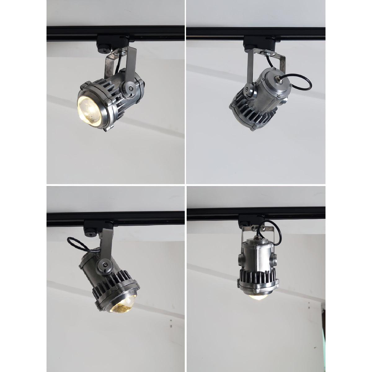 Retro Industrial Aluminum Track Lights