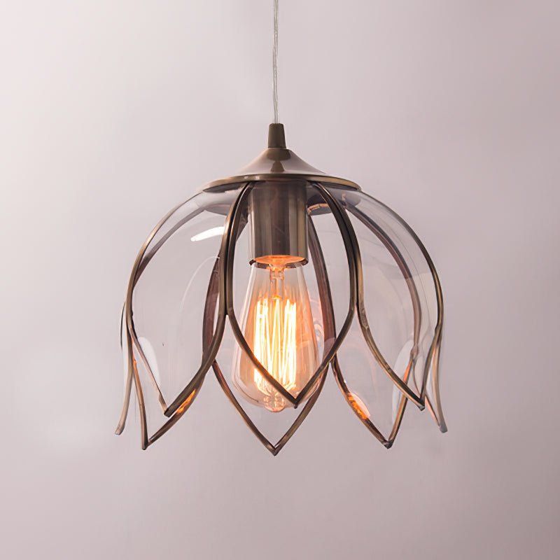Retro Lotus Pendant Lamp