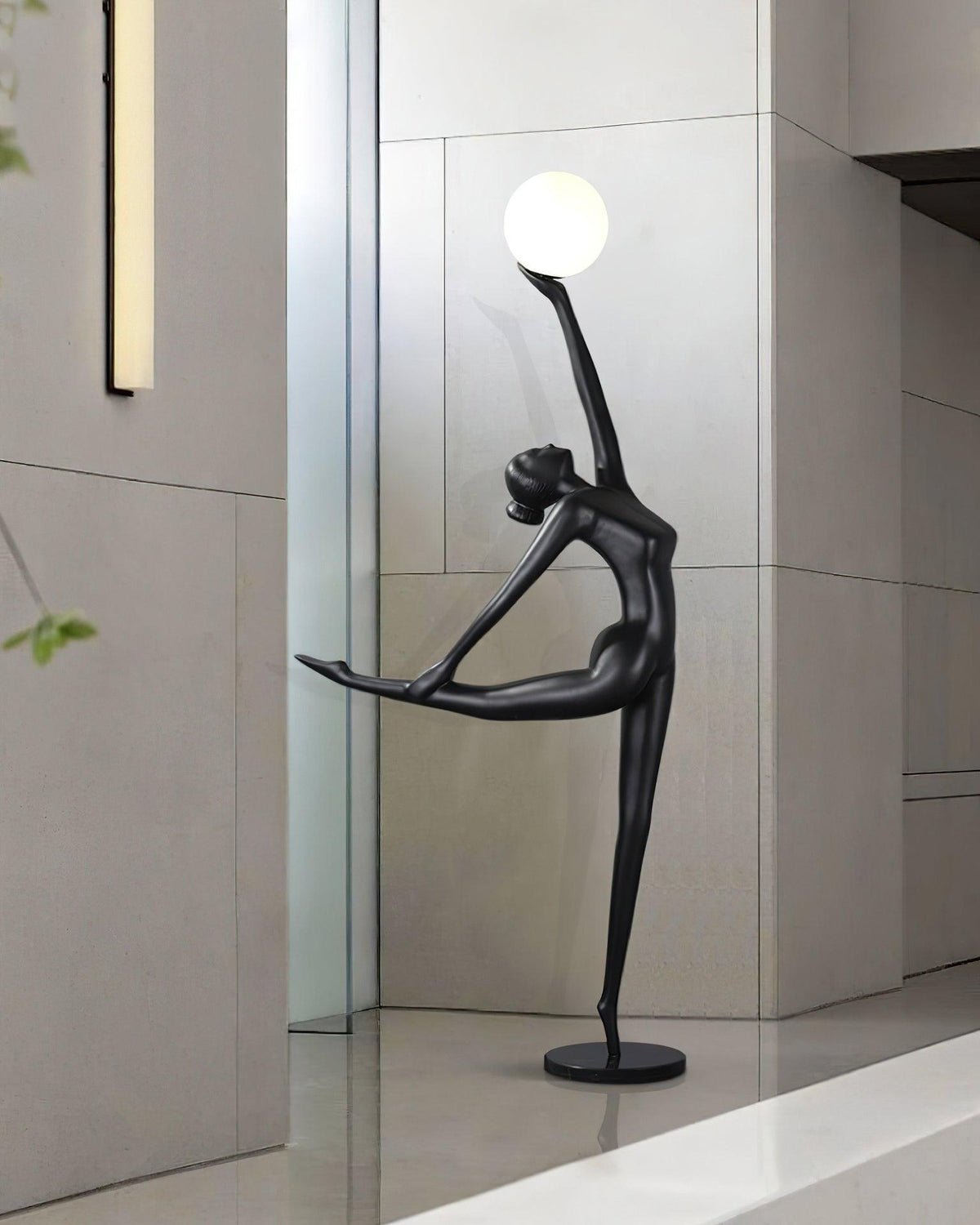 Rhythmic Gymnast Sculpture Floor Lamp - view 3