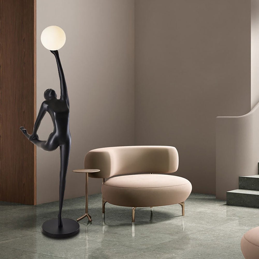 Rhythmic Gymnast Sculpture Floor Lamp - view 10