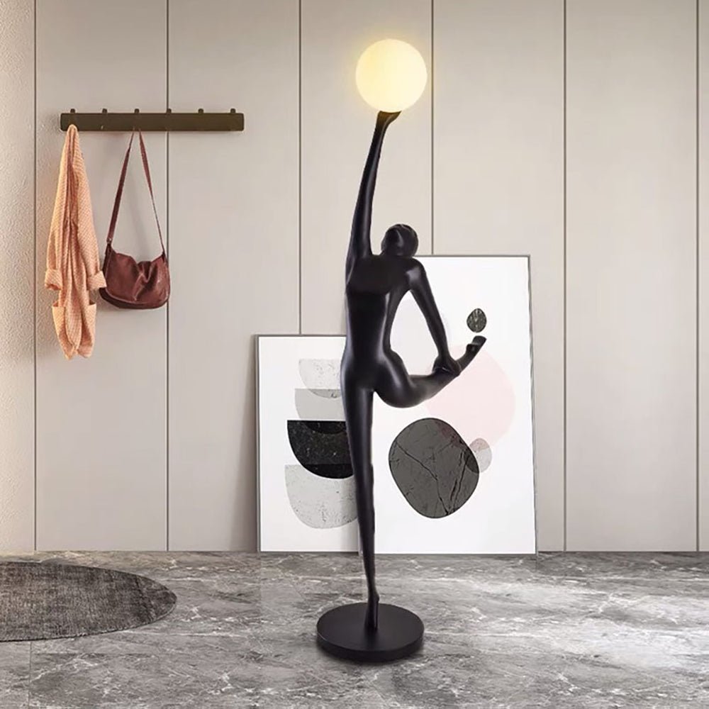 Rhythmic Gymnast Sculpture Floor Lamp - view 2