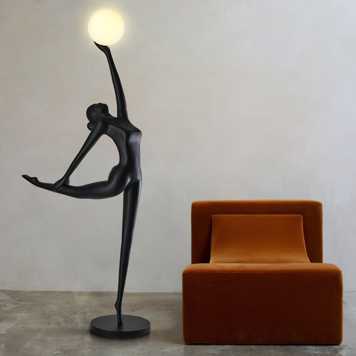 Rhythmic Gymnast Sculpture Floor Lamp - view 16