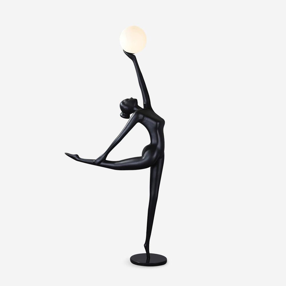 Rhythmic Gymnast Sculpture Floor Lamp - view 13