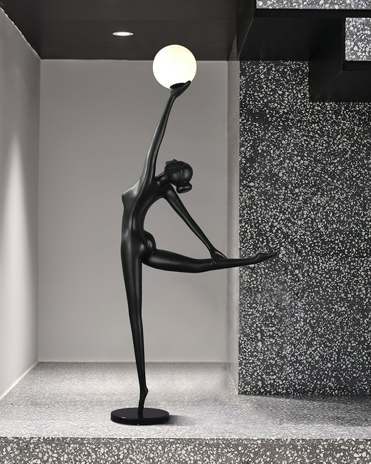 Rhythmic Gymnast Sculpture Floor Lamp - view 11