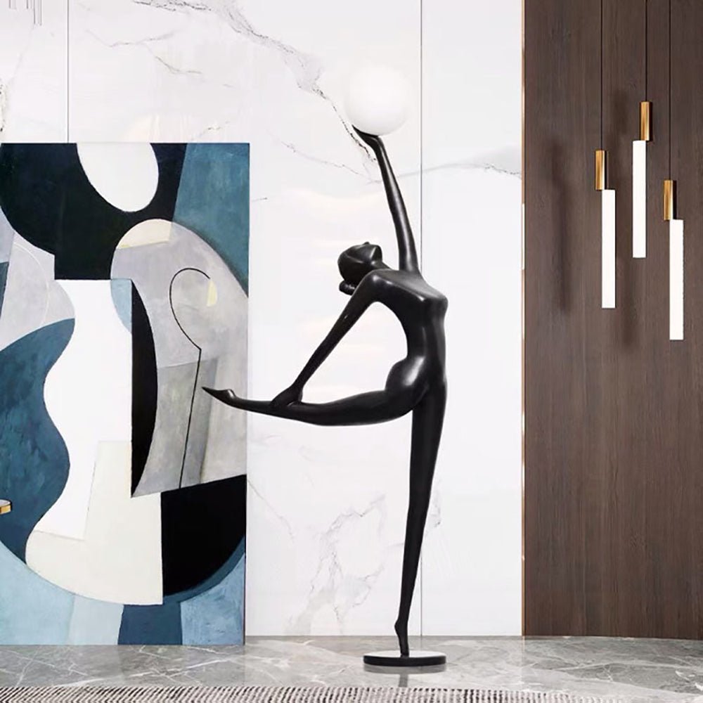 Rhythmic Gymnast Sculpture Floor Lamp - view 8