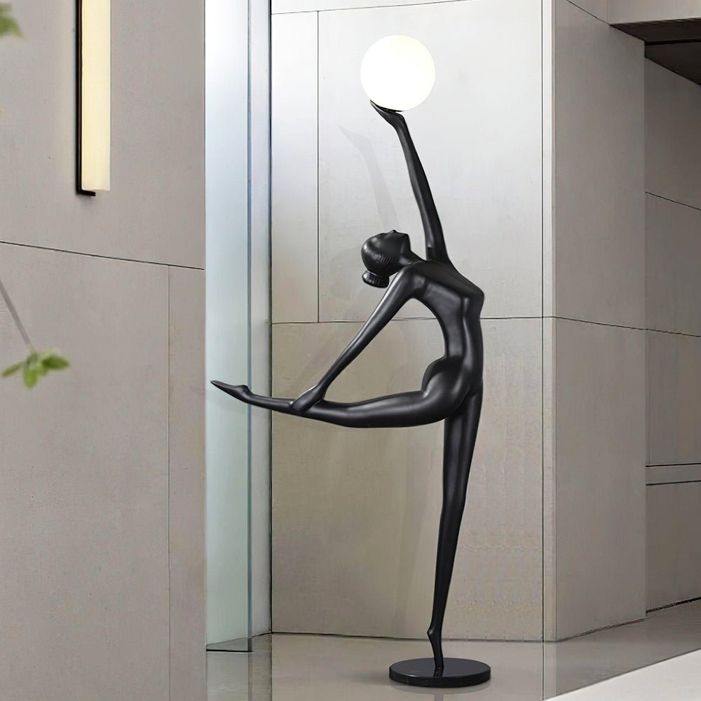Rhythmic Gymnast Sculpture Floor Lamp - view 9