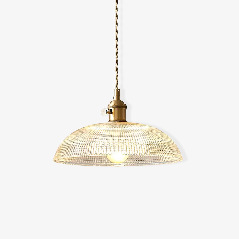Ribbed Spiral Pendant Light - view 19