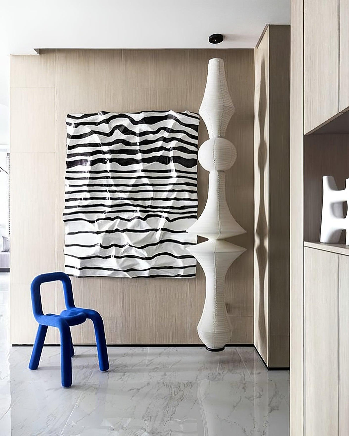 Washi Paper E Pendant Light - view 19