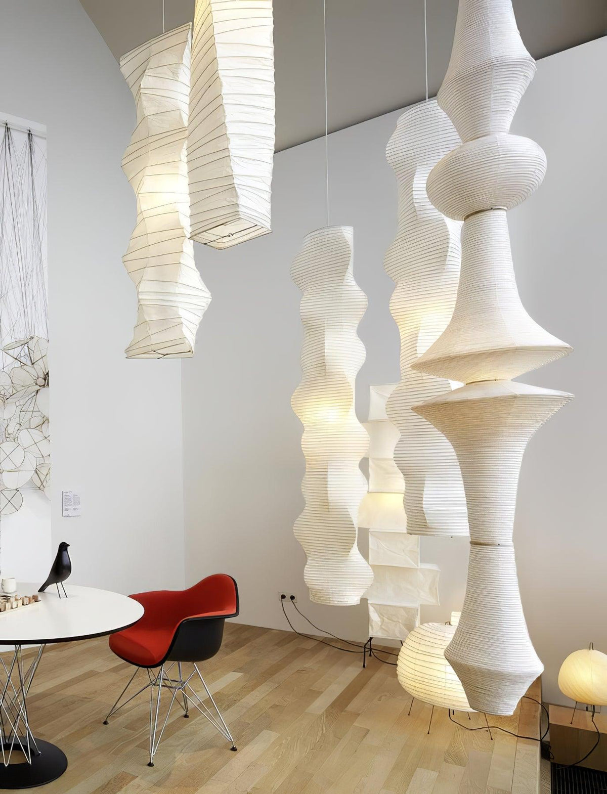 Washi Paper E Pendant Light - view 33