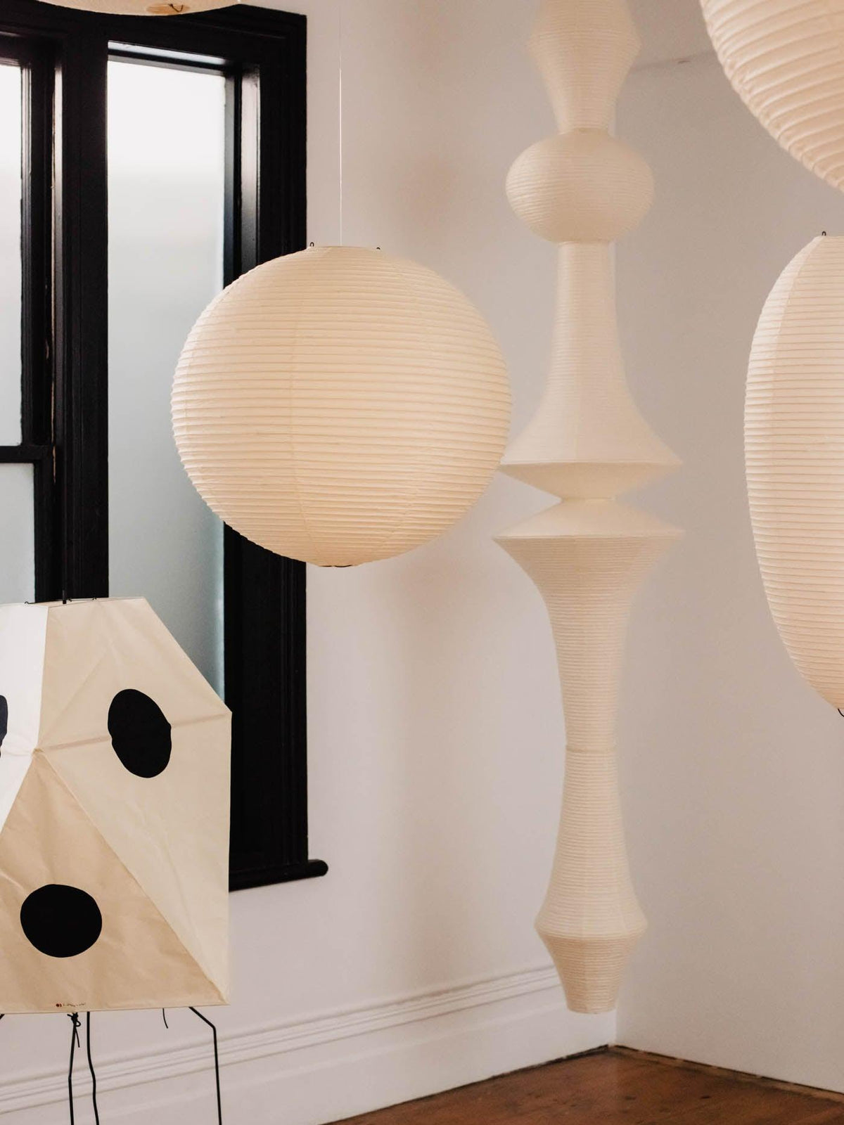 Washi Paper E Pendant Light - view 4