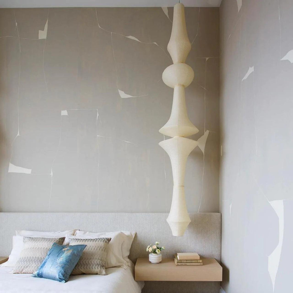 Washi Paper E Pendant Light - view 14