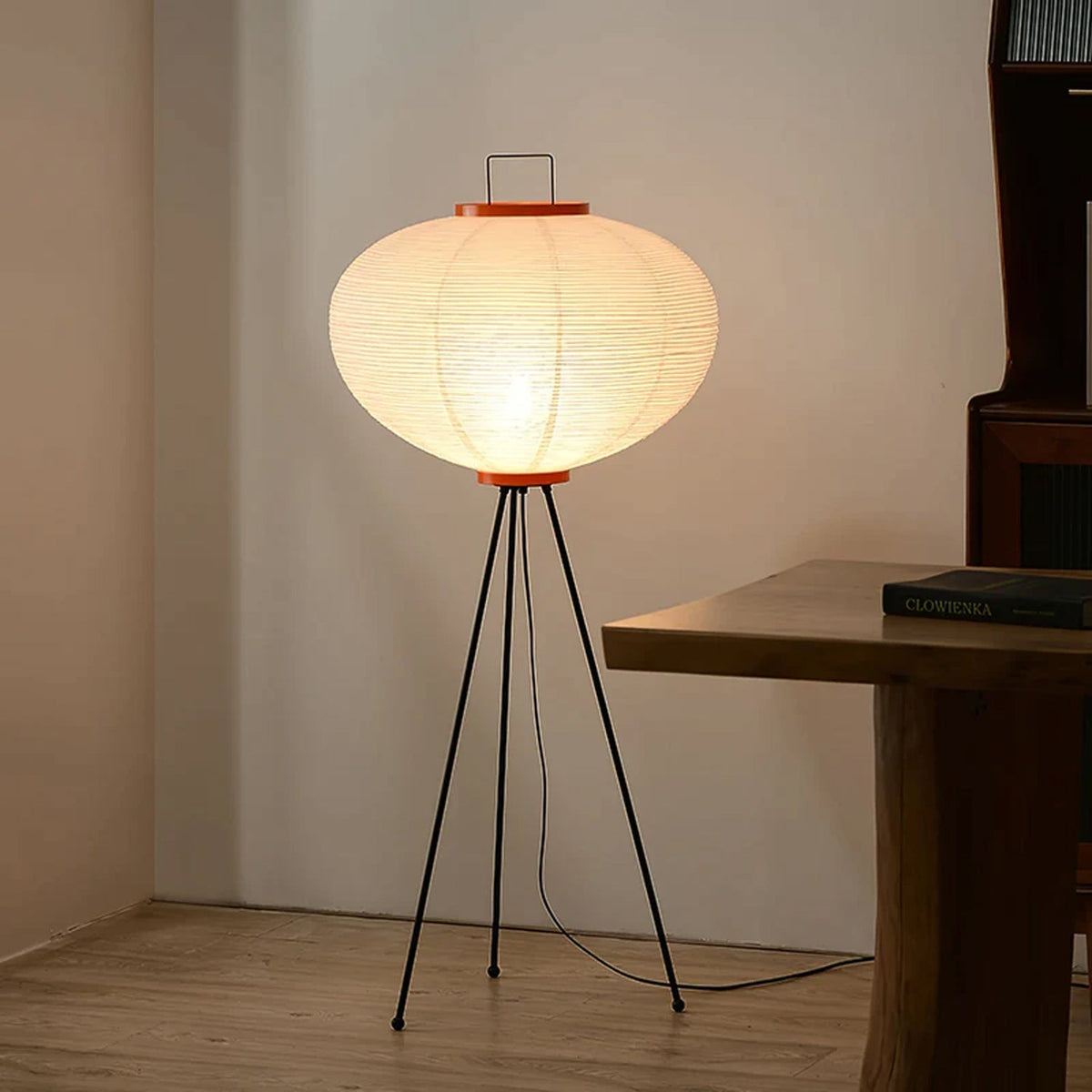 Rice Paper Floor Lamp - view 2