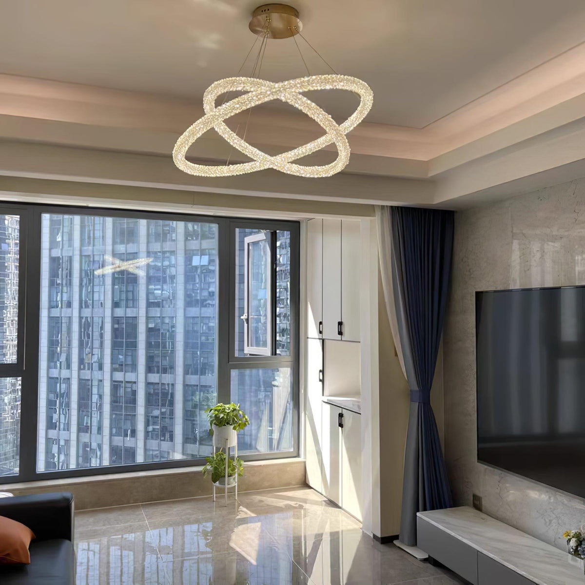 Ring Crystal Chandeliers - view 8