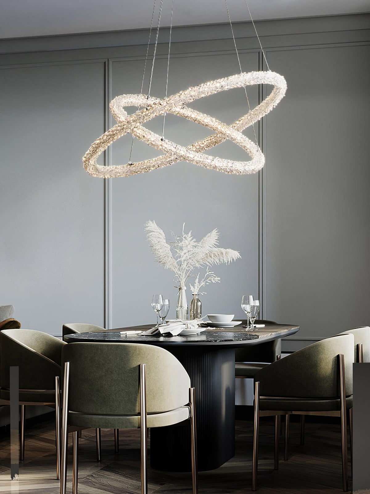 Ring Crystal Chandeliers - view 14