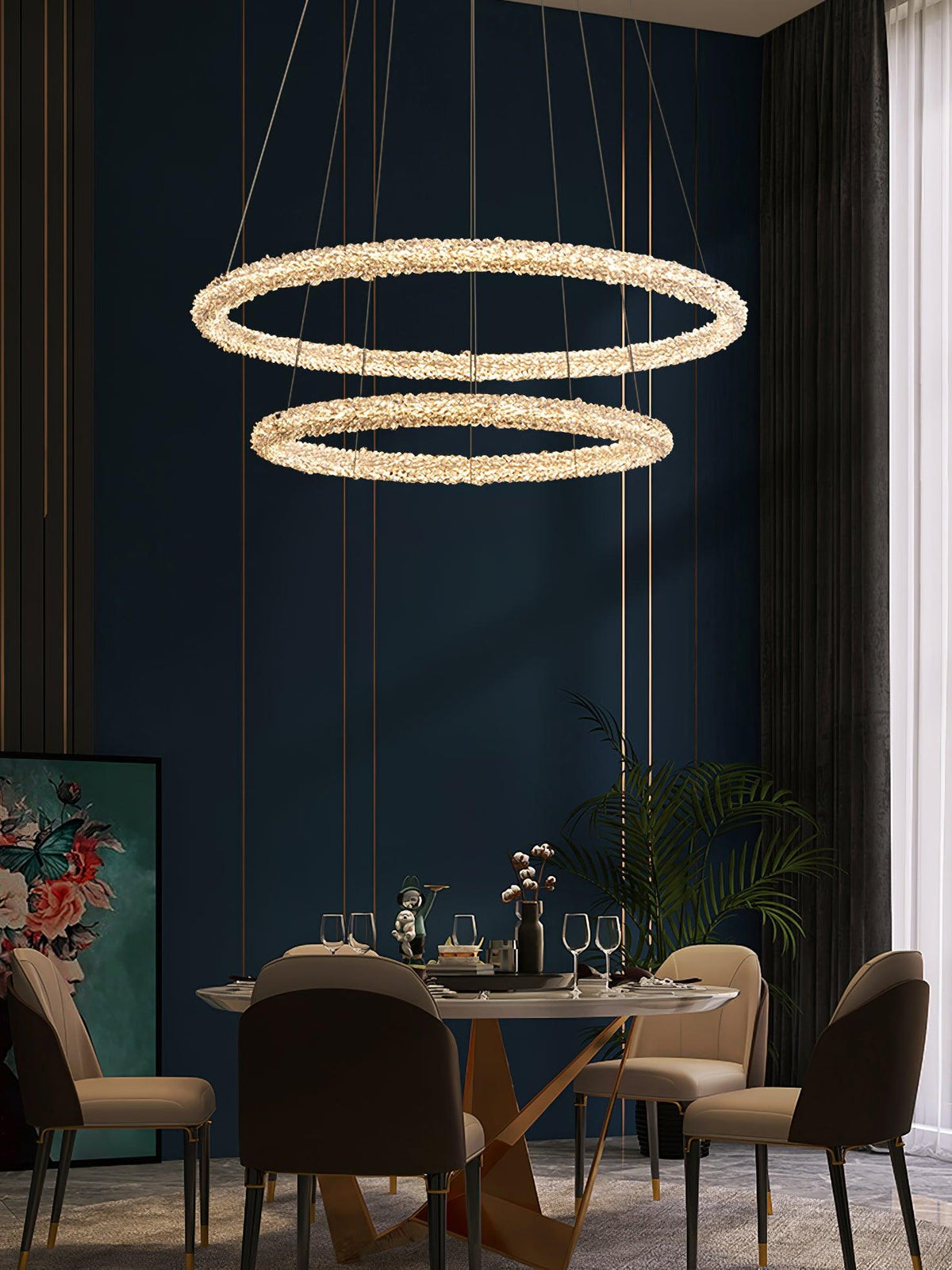 Ring Crystal Chandeliers - view 17