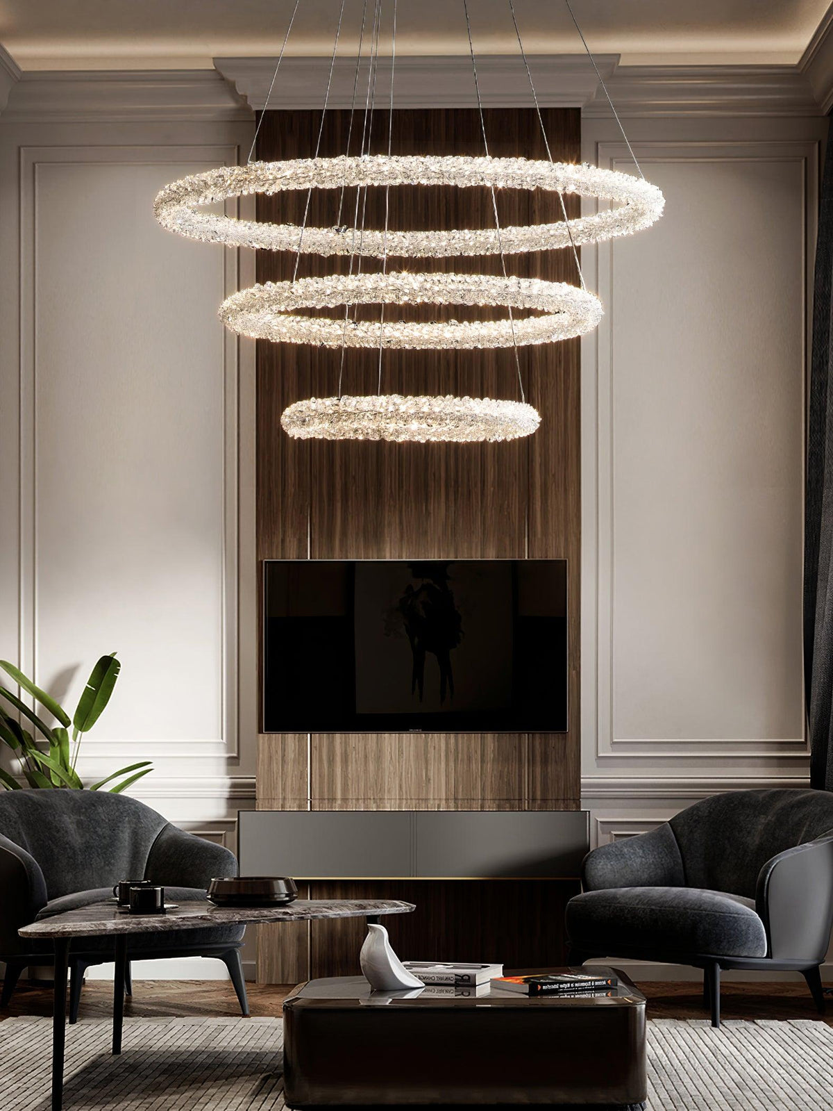Ring Crystal Chandeliers - view 26