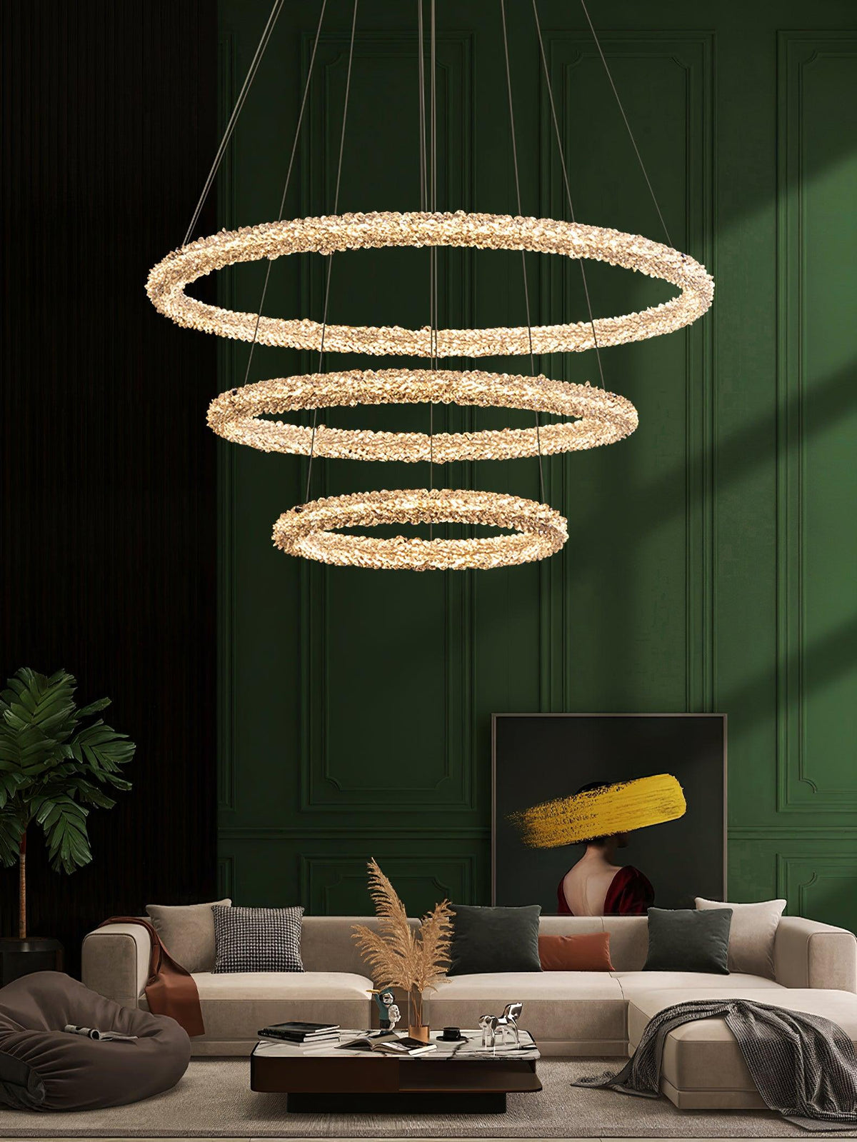 Ring Crystal Chandeliers - view 29