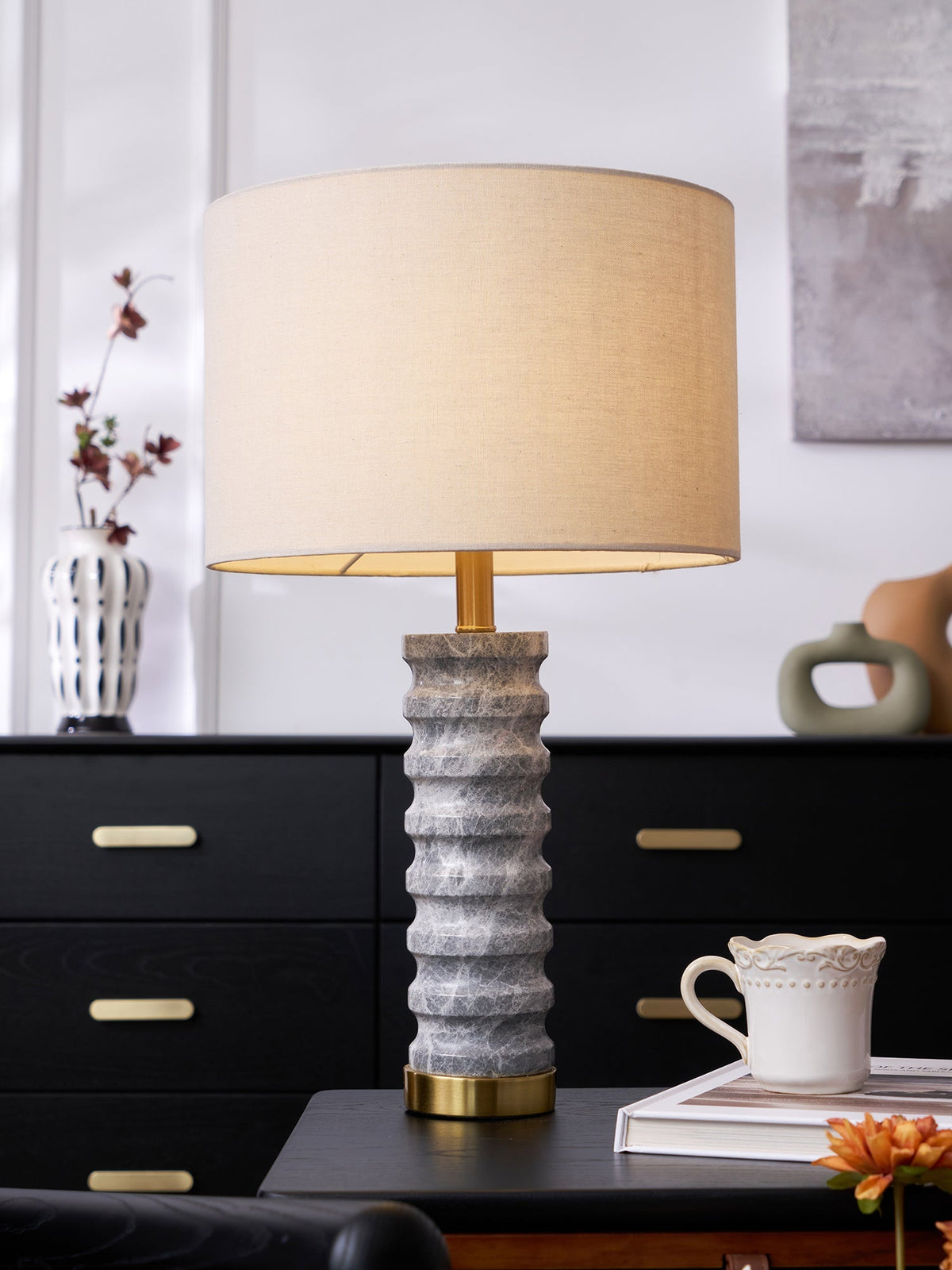 Rivara Stone Table Lamp