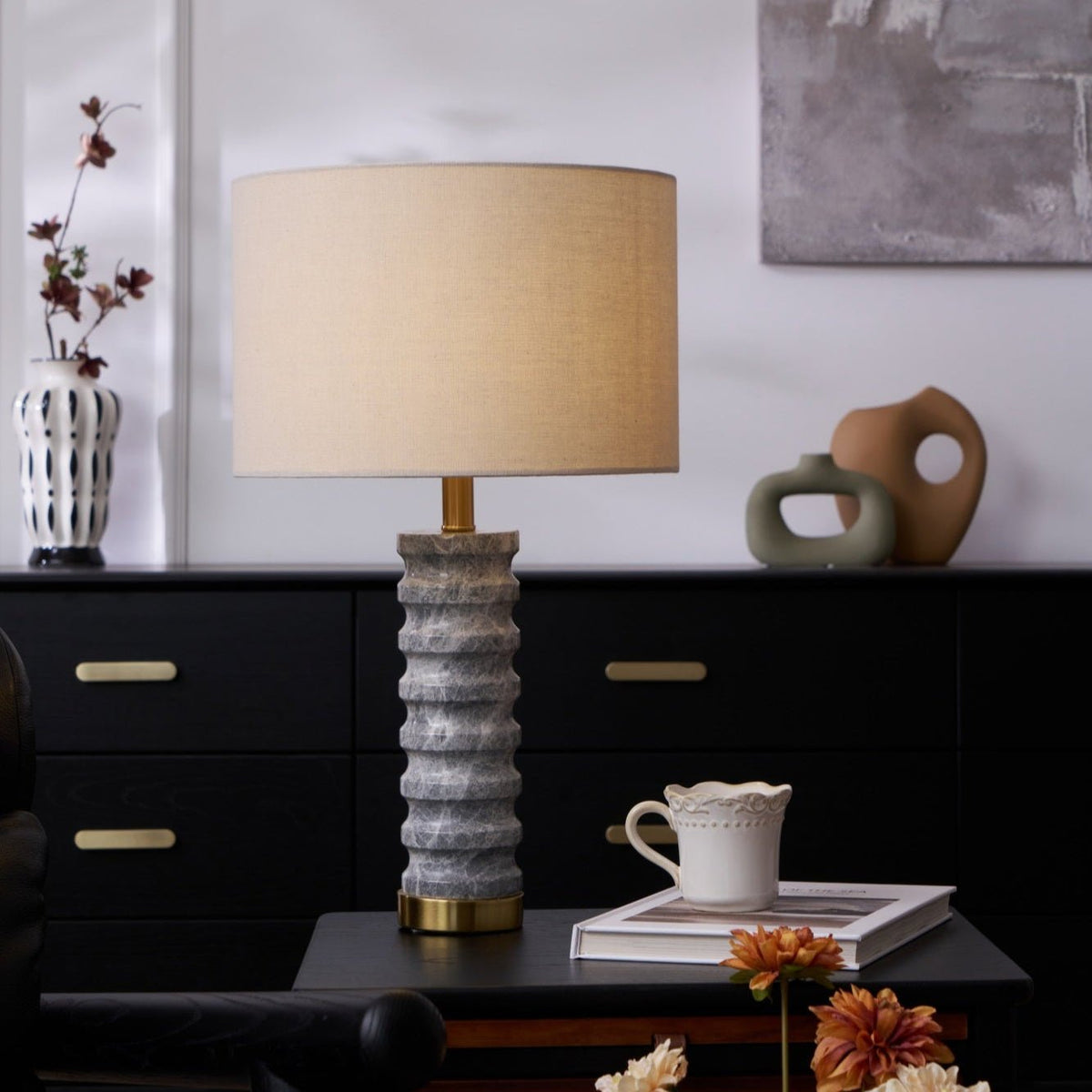 Rivara Stone Table Lamp