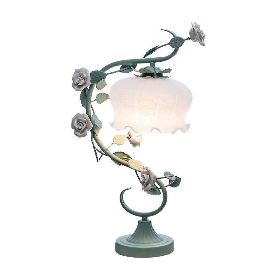 Glass Gooseneck Table Lamp 12.2 Inch