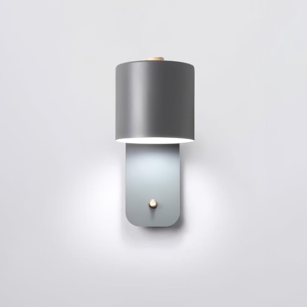 Rotatable Cylinder Plug-in Wall Lamp