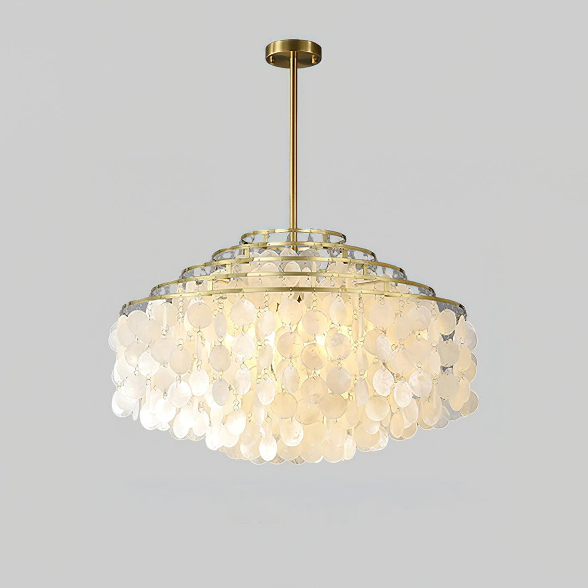 Round Shell Chandelier B - view 29