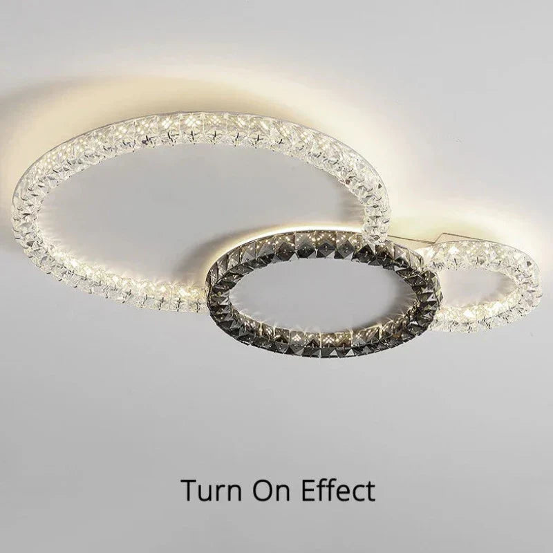 Rossini Flush Mount Crystal Ceiling Light Fixture - view 4