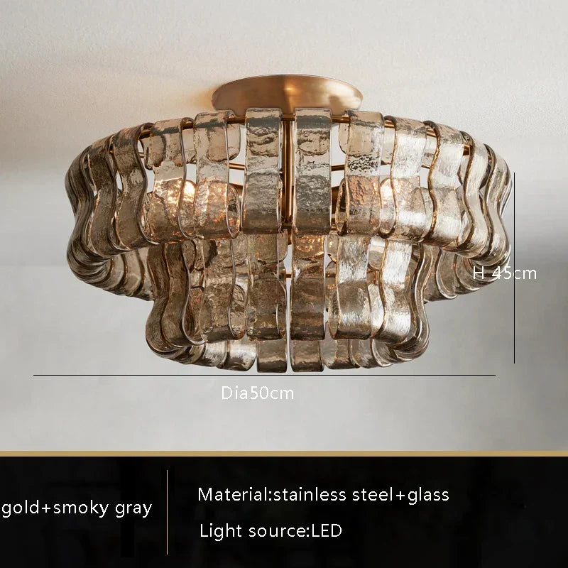 Riviera Flush Mount Chandelier - view 8