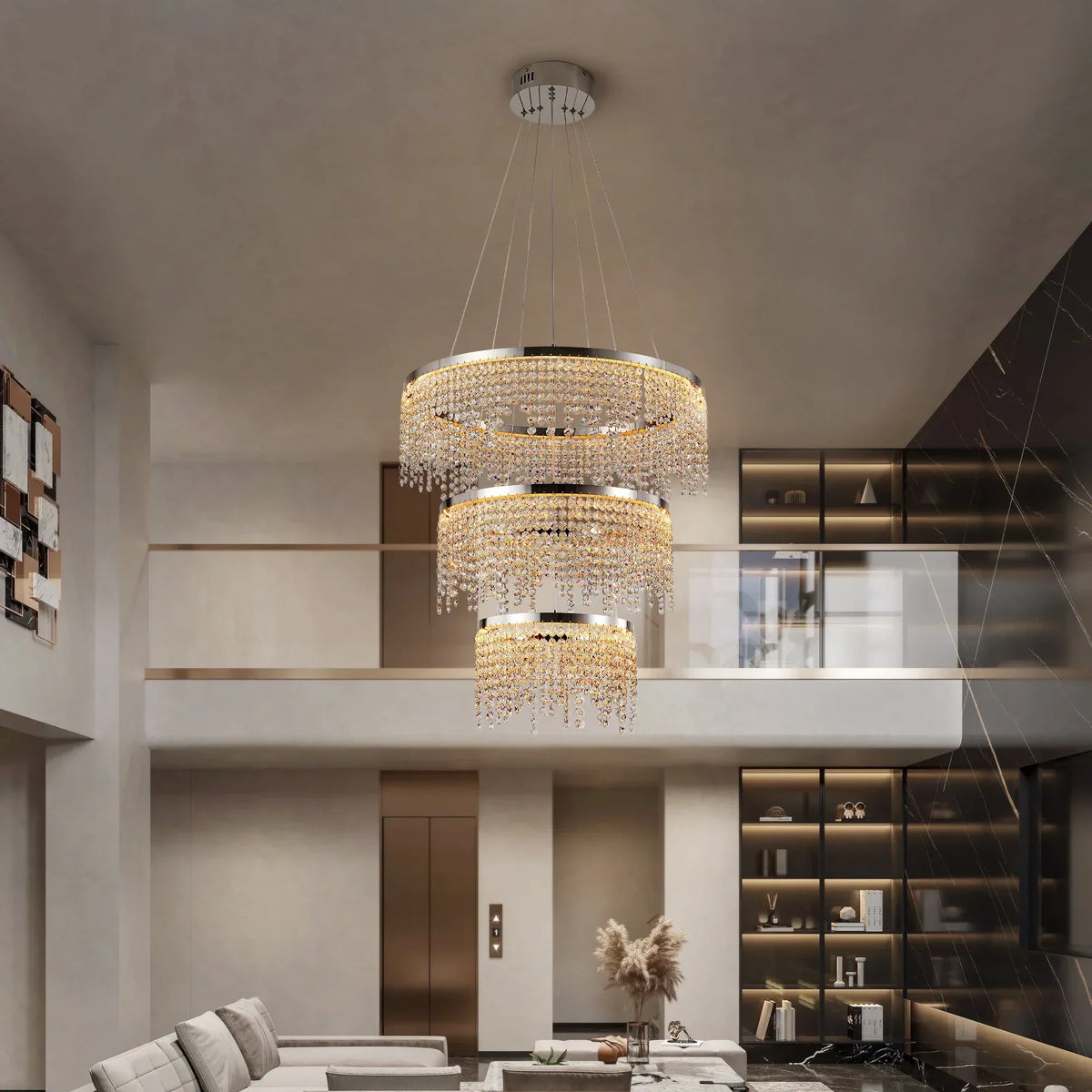 Alleri Crystal Foyer Chandelier
