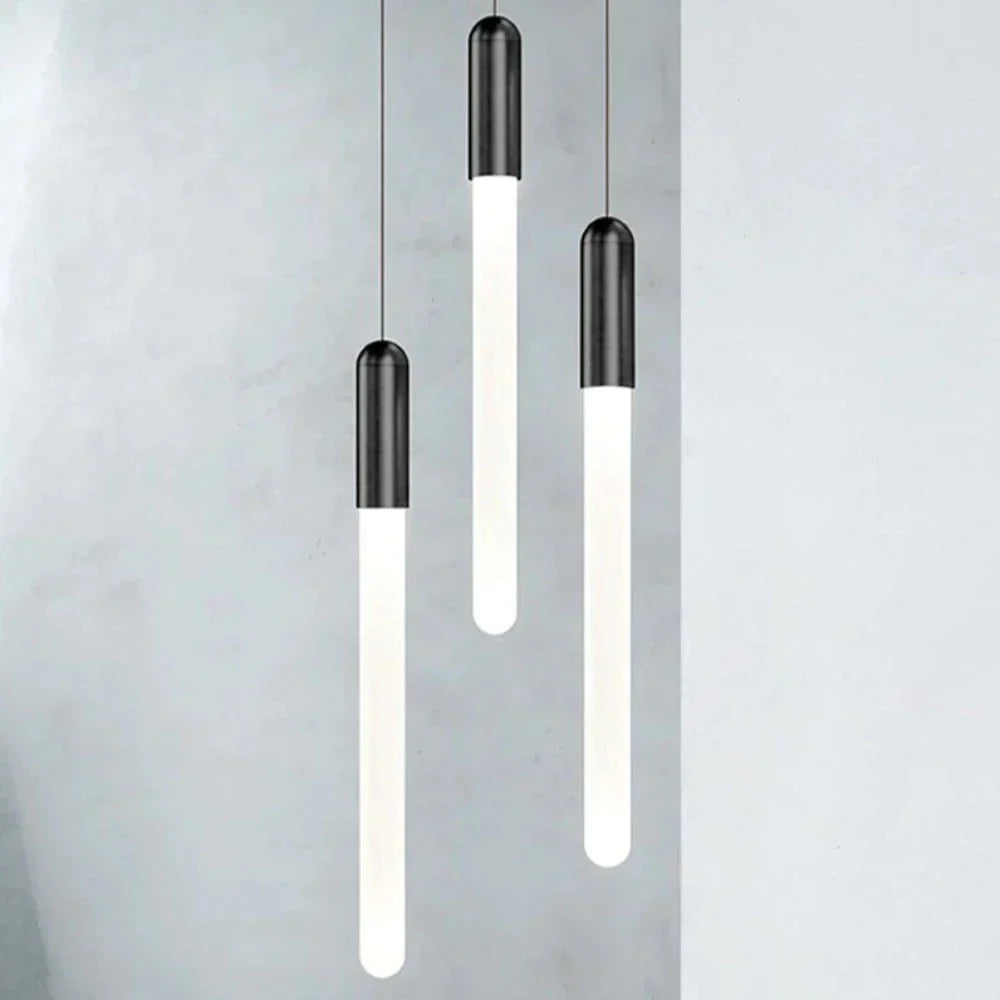Villa Forci Duplex Staircase Foyer Chandelier, Black - view 2